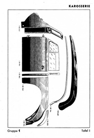 Opel Olympia 1,5l 1951 spare parts list spare parts catalog parts catalog