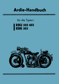 Ardie RBU 503, RBU 603 und RBK 503 Bedienungsanleitung
