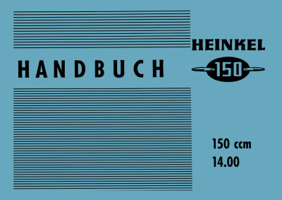 Heinkel scooter 150 ccm (14.00) User Owner's Manual
