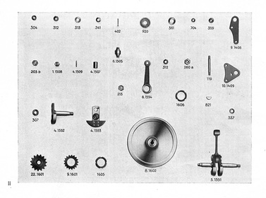 Triumph K 9 11 Supra and SSK 350 OHV spare parts list Spare parts catalog Parts catalog