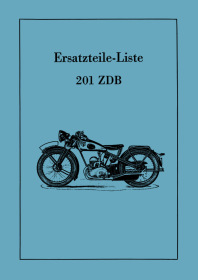 NSU 201 ZDB Spare Parts List Catalog