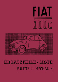 Fiat 500 C Topolino Ersatzteilliste