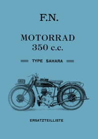 FN Sahara 350 cc Spare Parts List Catalog
