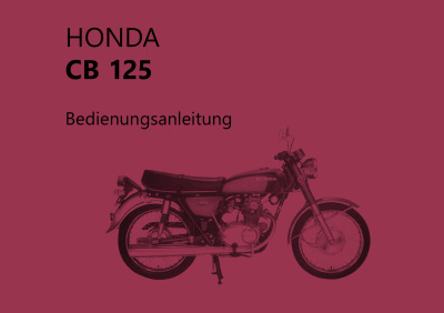 Honda CB125 K5 Bedienungsanleitung