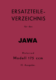 Jawa 175 ccm (1939) Ersatzteilliste