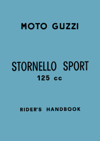 Moto Guzzi Stornello Sport Bedienungsanleitung