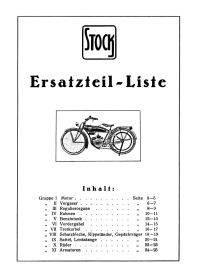 Stock 119 cc Spare Parts List Catalog