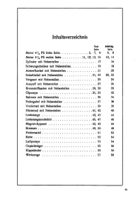 Wanderer 4.5 PS 2-Cylinder 3-Speed Motorcycle Spare Parts List Catalog