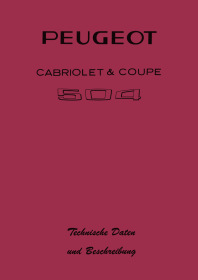 Peugeot 504 "Technical Data and Description"