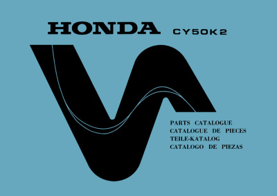 Honda CY50 K2 Ersatzteilliste