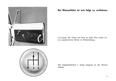 Amphicar 770 Operating Instructions Operating Instructions Manual Schwimmwagen