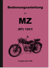 MZ RT 125/3 Bedienungsanleitung
