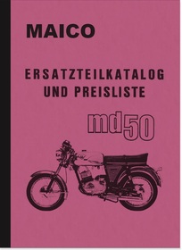 Maico MD 50 MD50 Ersatzteilliste