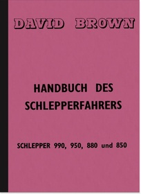 David Brown tractor 990 950 880 850 operating manual operating manual