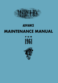 Mercury Monterey 1961 repair workshop maintenance manual