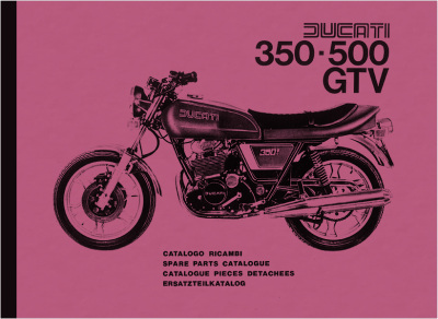 Ducati 350 GTV und 500 GTV Ersatzteilliste/Teilekatalog