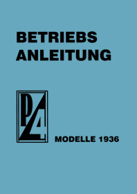 Opel P4 Modelle 1936 Bedienungsanleitung