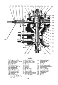 Deutz Diesel-Motor MAH 714 716 Bedienungsanleitung und Ersatzteilliste