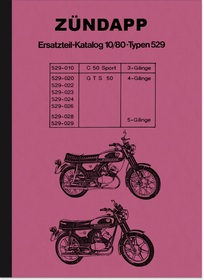 Zündapp C 50 Sport und GTS 50 Ersatzteilliste