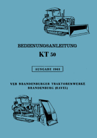 Brandenburger Traktorenwerke BTW KT 50 User Owner's Manual
