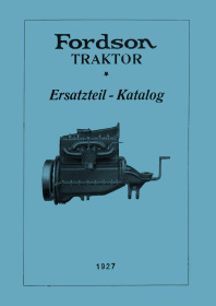 Fordson Tractor 1917 to 1927 Spare Parts List Catalog