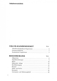 Volvo 121 S, 122 S Typ F und L Bedienungsanleitung