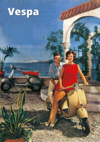 Vespa Piaggio scooter Poster Picture