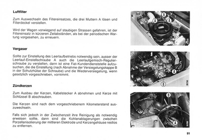 Fiat X1/9 Five Speed User Manual User Manual