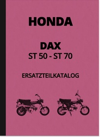 Honda Dax ST 50 und ST 70 Ersatzteilliste