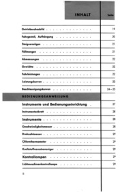 Porsche 356 A Operating Instructions Manual