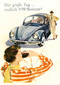 Volkswagen "Finally VW Owner" Beetle Poster Picture