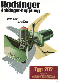 Rockinger Typ 202 G 110 120 trailer hitch towing hook advertising Poster Picture