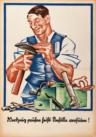 Industrial safety "Check tool" Safety Note Poster Warning