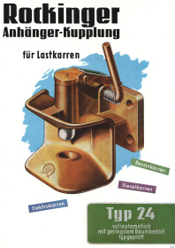 Rockinger Typ 24 truck trailer hitch towing hook advertising Poster Picture