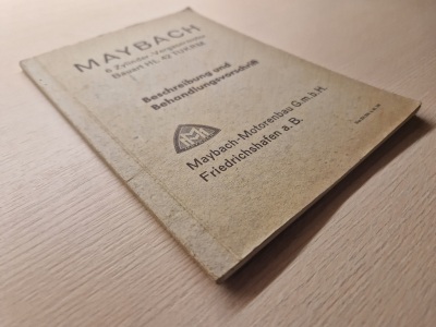 Maybach 6-cylinder engine type HL 42 TUKRM Original description Operating instructions