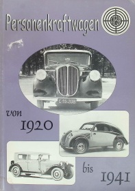 Steyr Personenkraftwagen von 1920 Bis 1941