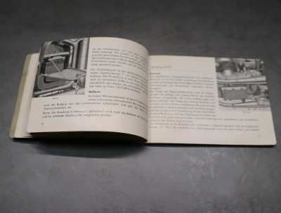 Victoria Bergmeister V35 1954 Original Bedienungsanleitung