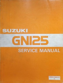 Suzuki GN125 Original Reparaturanleitung Service Manual