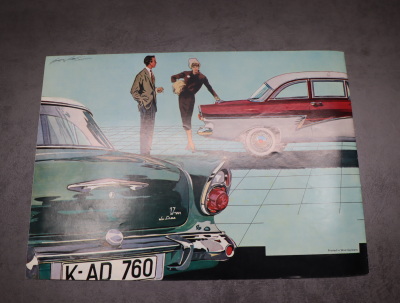 Ford Taunus 17M de Luxe P2 Original Prospekt