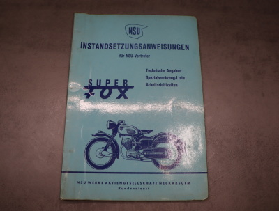 NSU Superfox Instandsetzungsanweisungen Original Reparaturanleitung