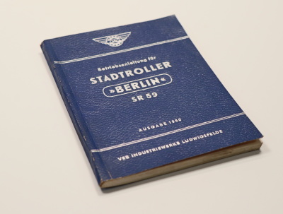 IWL Berlin Stadtroller SR 59 Original Bedienungsanleitung