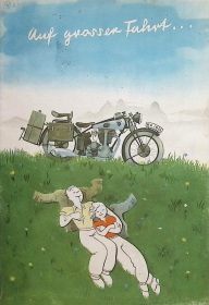 NSU 351 OSL und 501 OSL Original Prospekt