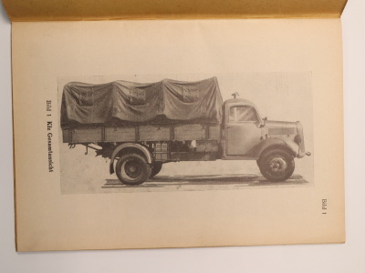 Borgward 3 t Type B 3000 S/O + A/O Wehrmacht 1943 Original description and operating instructions