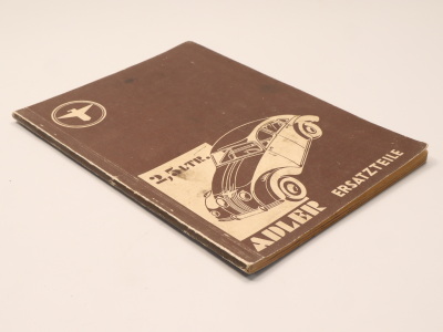 Adler 2.5 liter Type 10 Original spare parts list catalog