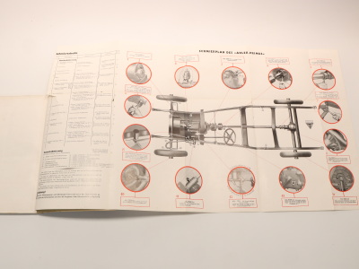 Adler Primus 1,5 and 1,7 liter passenger car original manual NR. 640/3 from 4/1935