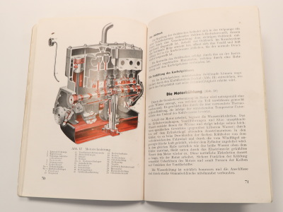 Adler Primus 1,5 and 1,7 liter passenger car original manual NR. 640/3 from 4/1935