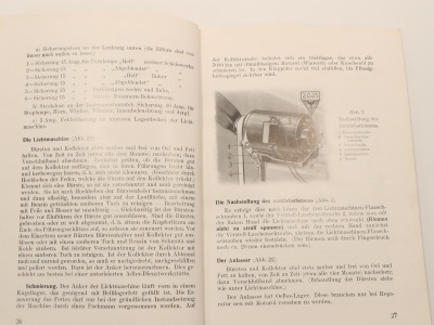 Adler Primus 1,5 and 1,7 liter passenger car original manual NR. 640/3 from 4/1935
