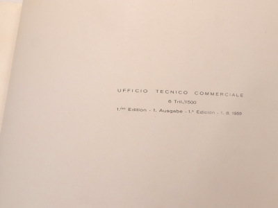 Vespa 150 motor scooter original workshop manual repair instructions, Piaggio 1955