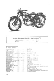 Deutsche Motorradtypen 1951 bis 1953 von C.O. Windecker, Nachschlagewerk
