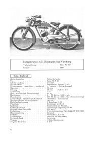Deutsche Motorradtypen 1951 bis 1953 von C.O. Windecker, Nachschlagewerk